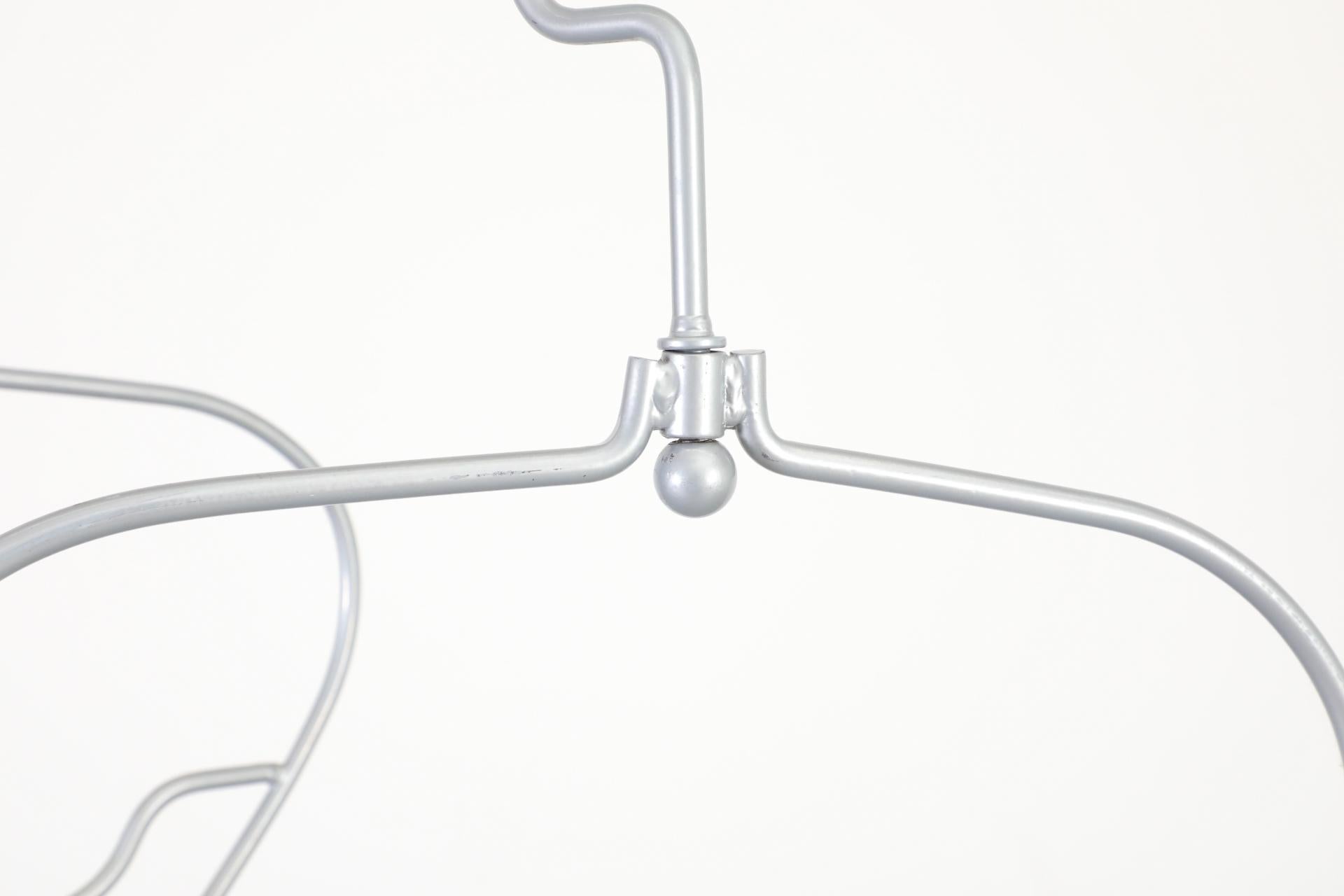 Late 20th Century 1980's Nude Woman Häpen Valet or Clothing Stand in Silver by Ehlén Johansson For Sale