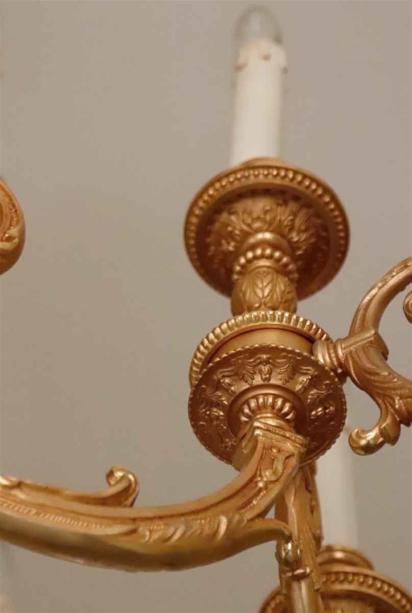 elegant gold chandelier