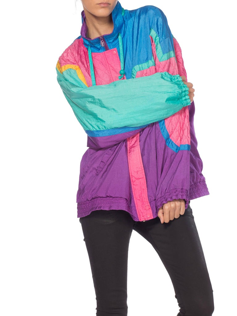 colorblock wind joggers