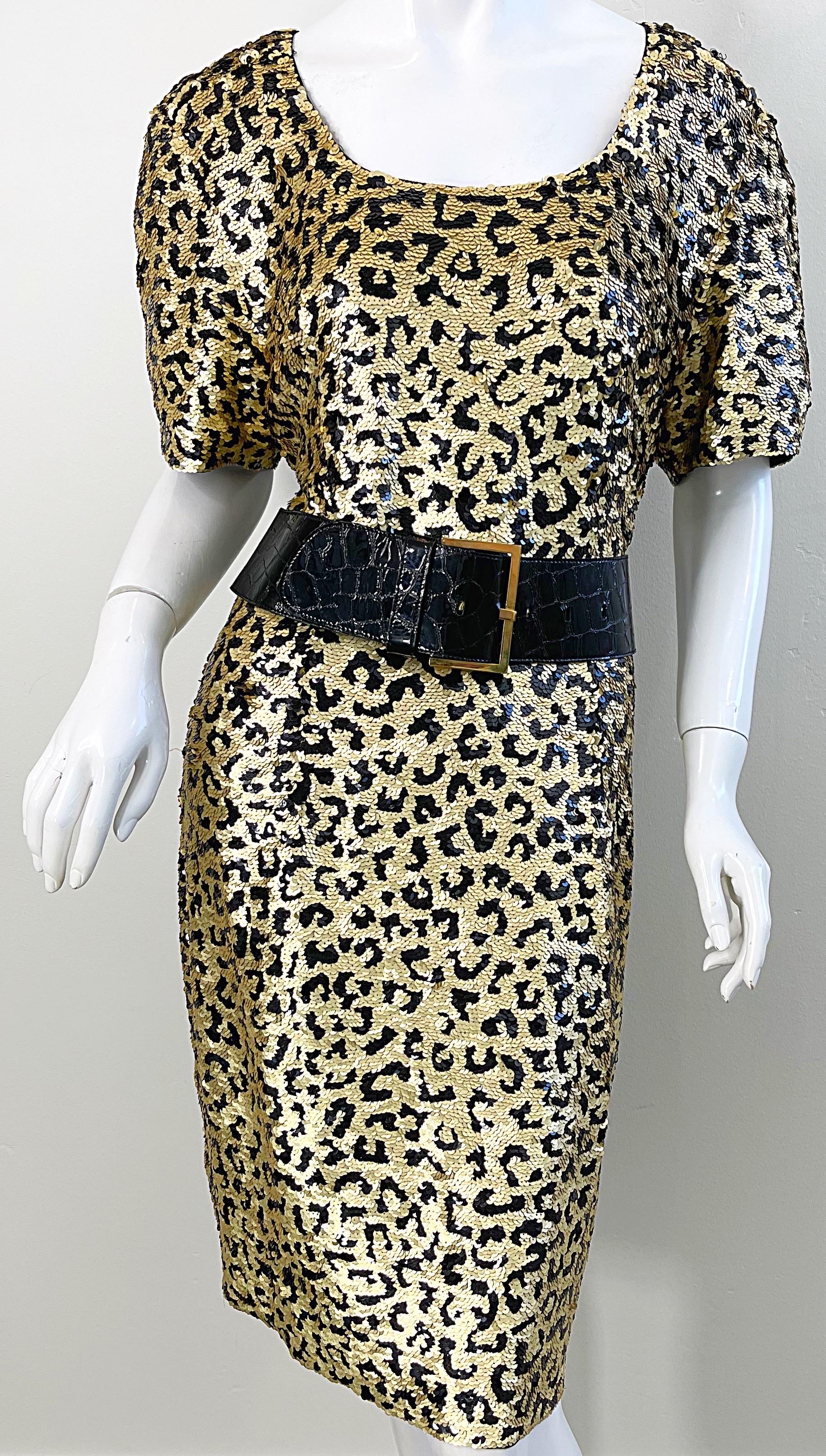 80's leopard print outfit