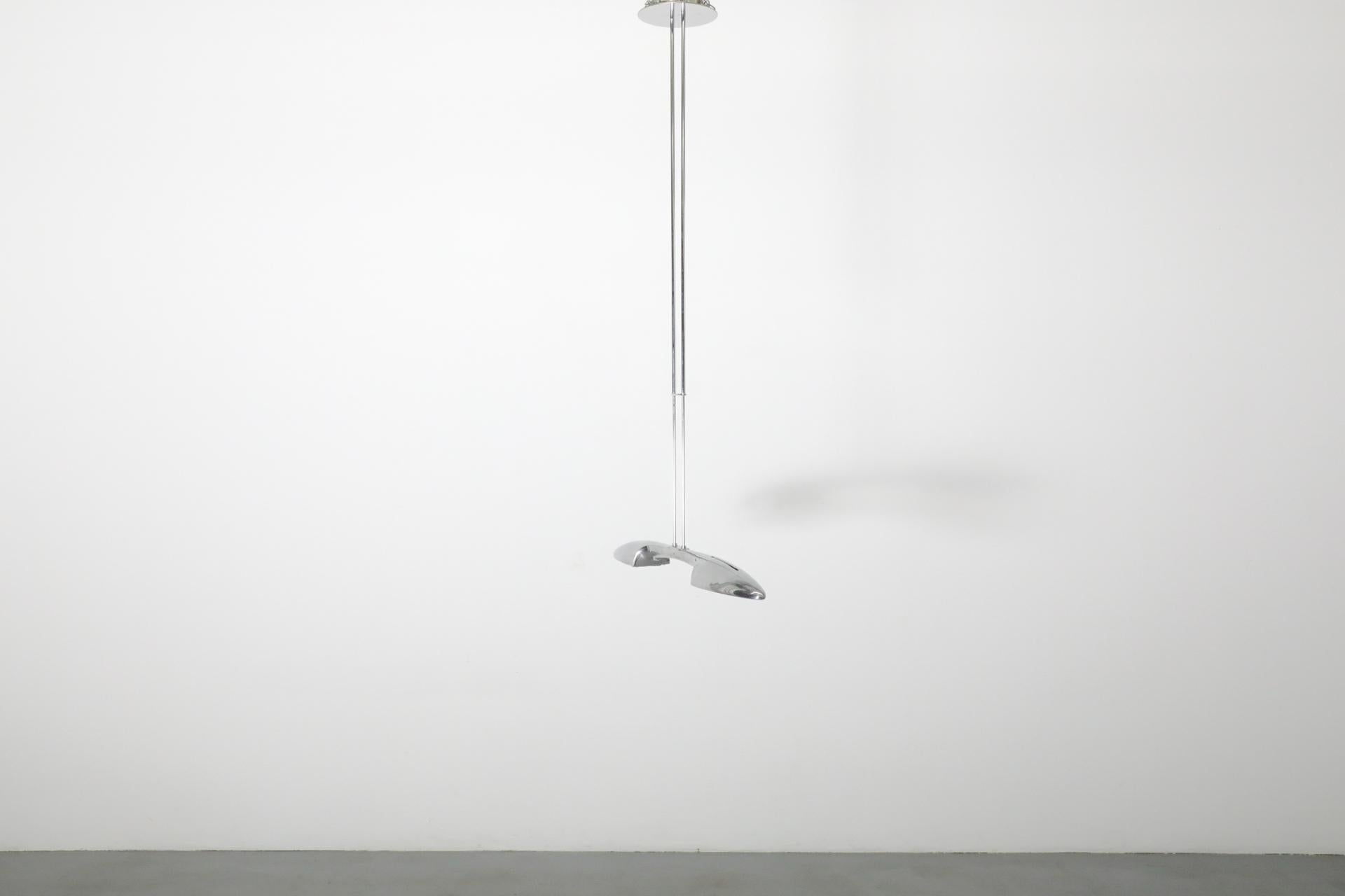 Aluminum 1980's Olympia Billar Pendant by Jorge Pensi for B-Lux