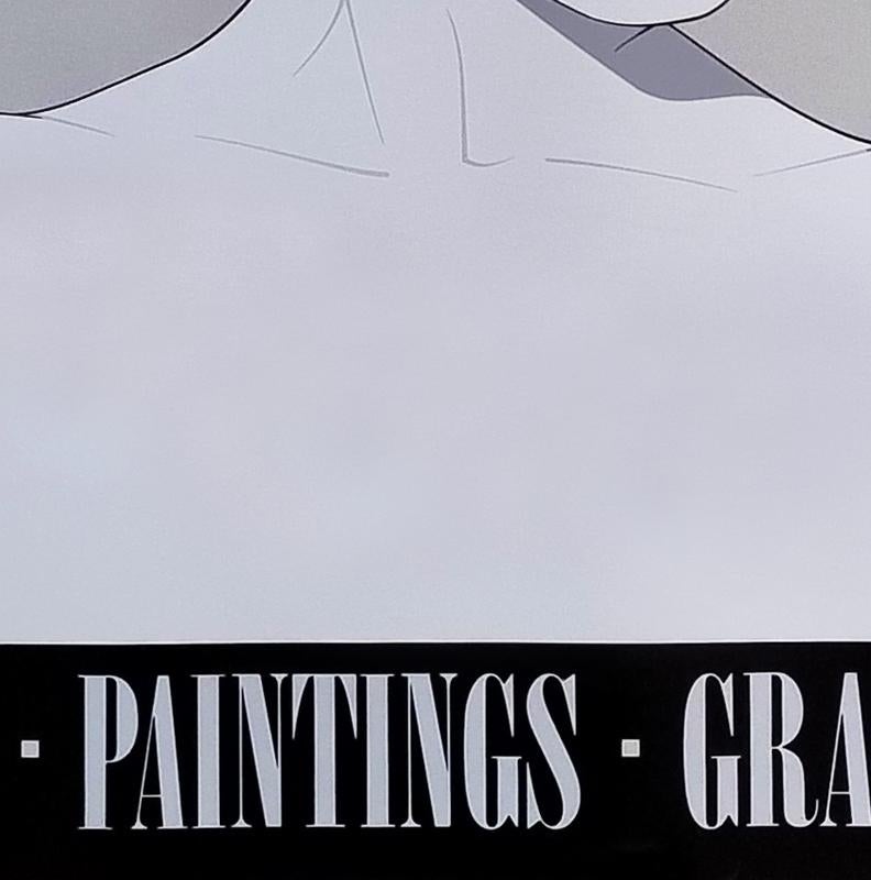 American 1980s Original Gorgeous Patrick Nagel 