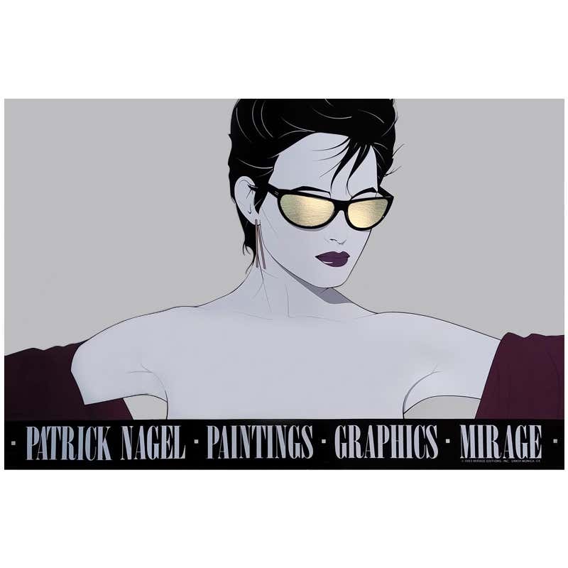 Set of Four Patrick Nagel Prints "The Playboy Porfolio I Serigraph