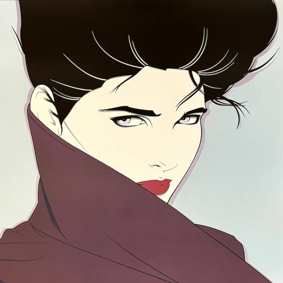 Mid-Century moderno Poster artistico originale degli anni '80 di Patrick Nagel 