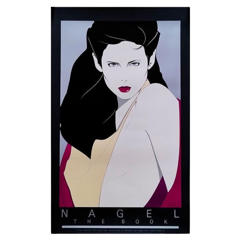 1980s Original Gorgeous Patrick Nagel "The Book" Lithograph.  For Sale
