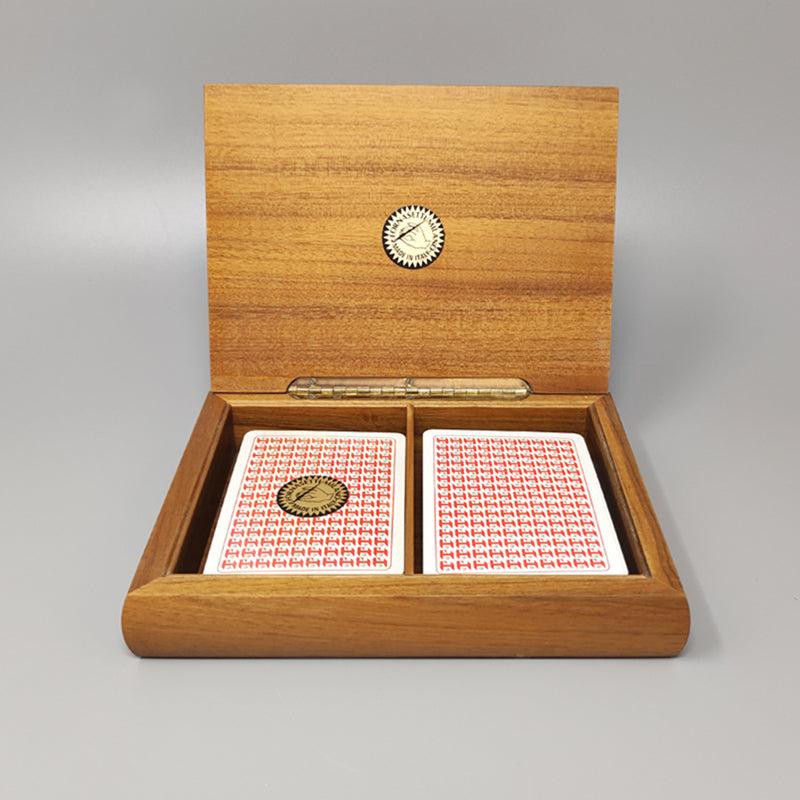 1980s Original Gorgeous Playing Cards Box by Piero Fornasetti In Excellent Condition In Milano, IT