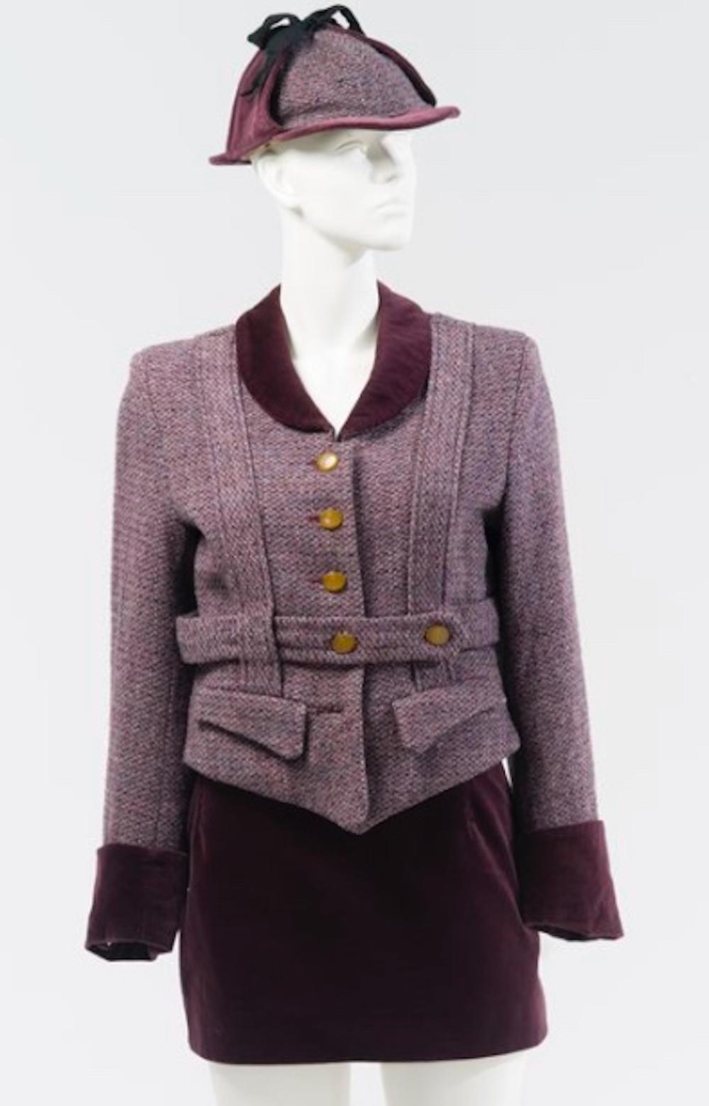 1980s Original Time Machine Collection Vivienne Westwood Harris Tweed Jacket In Excellent Condition In London, GB