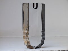 Bougeoir italien Ottaviani des années 1980 argent 925 cristal Rogaska spécial