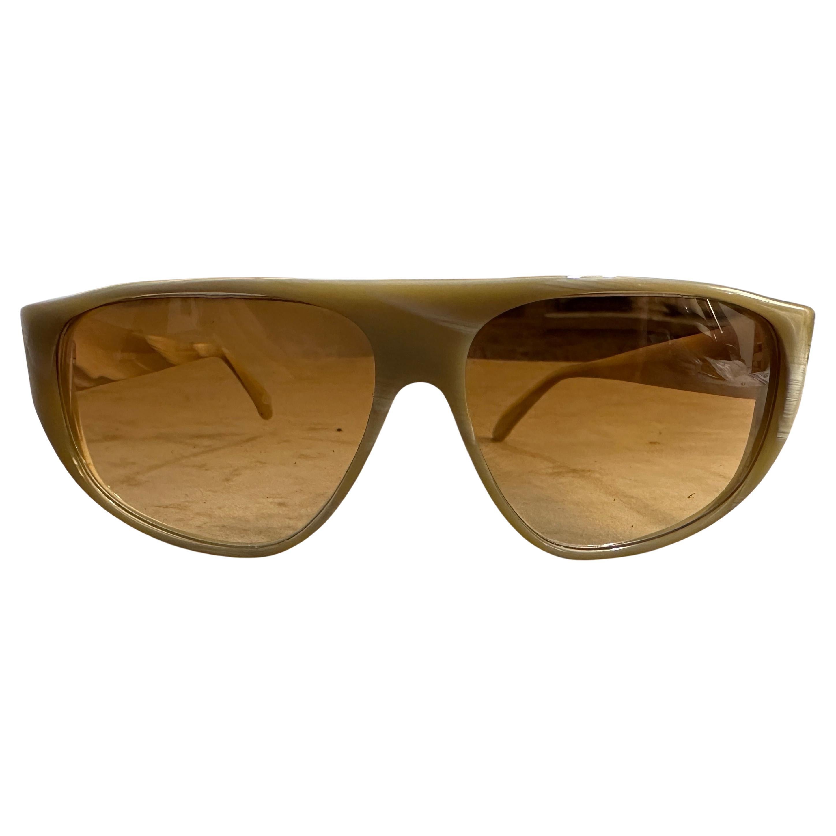 1980s Oversized Italian Sunglasses By Valentino For Sale