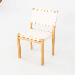 1980s Pair of Alvar & Aino Aalto for Artek 611 Stacking Dining /Side Chairs