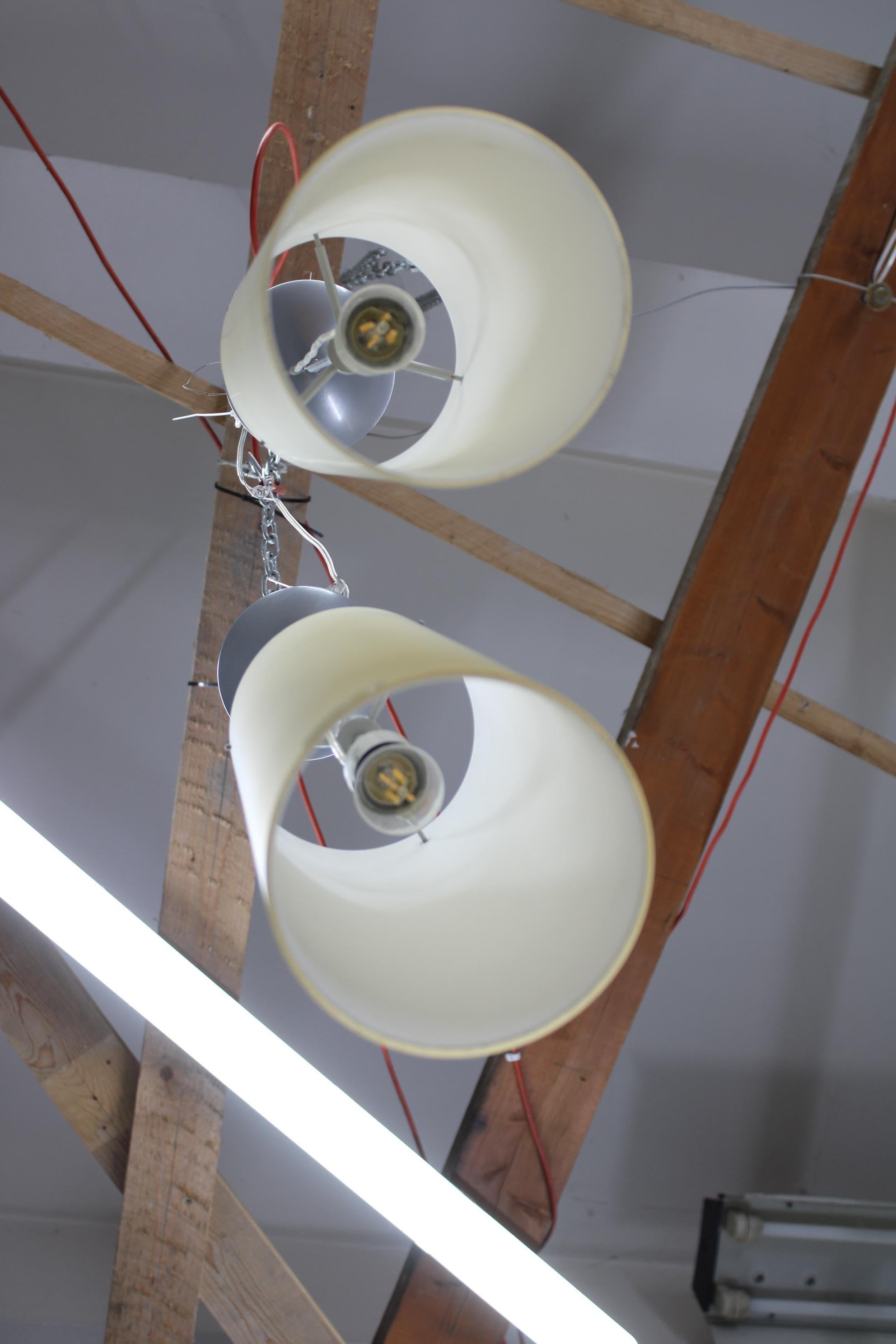 Italiano Anni '80 Coppia di lampade a sospensione in vetro di Aureliano Toso, Italia in vendita