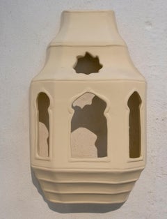 1980s Pair of Ceramic Wall Lamps in Andalucian-Oriental Style