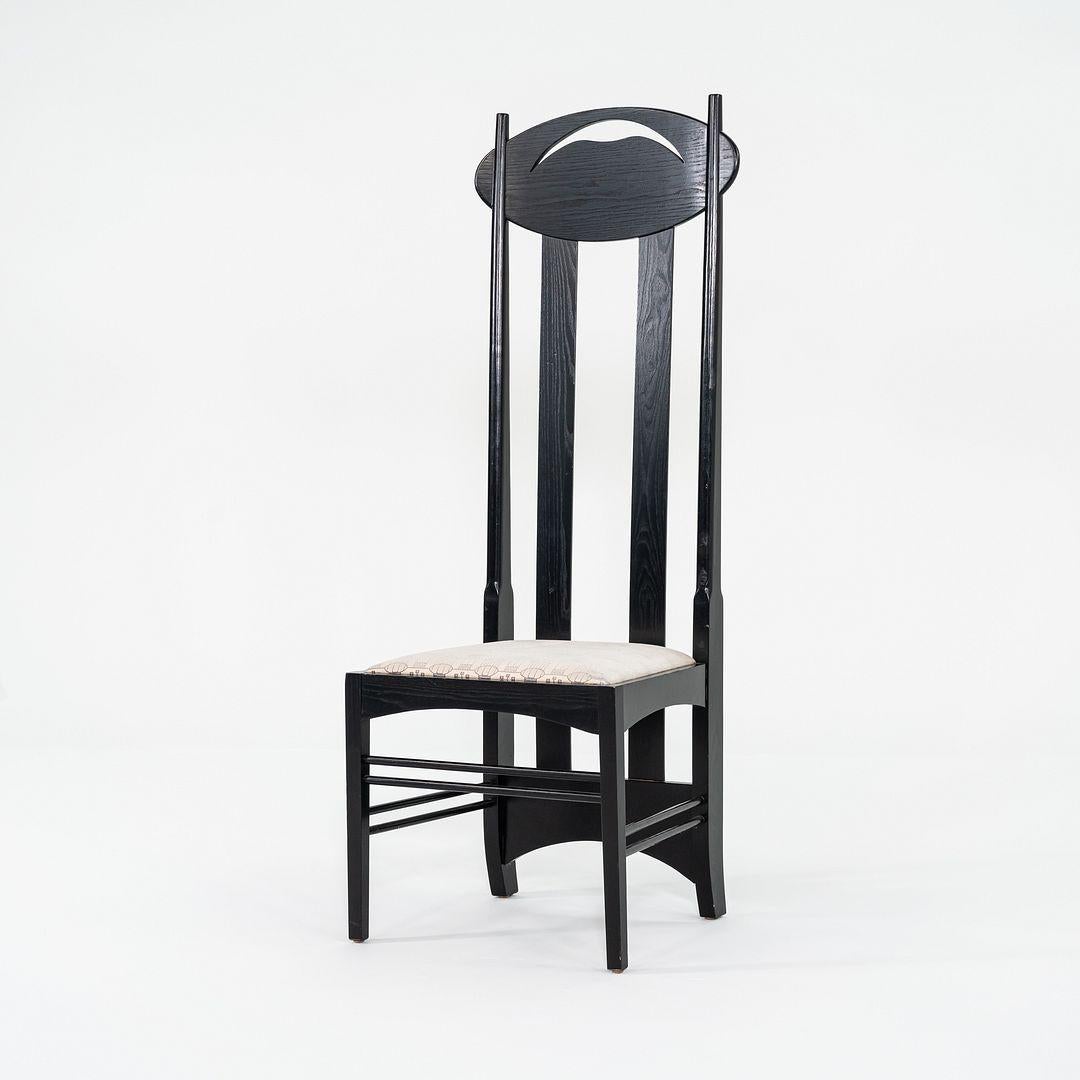 Américain Paire de chaises Argyle Charles Rennie Mackintosh des années 1980 par Gordon International en vente