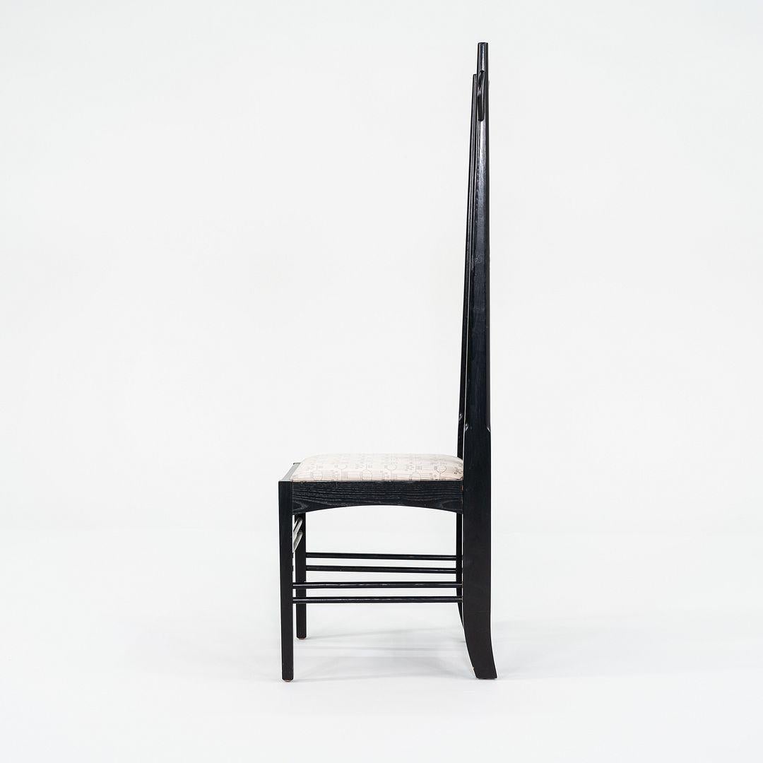 Paire de chaises Argyle Charles Rennie Mackintosh des années 1980 par Gordon International Excellent état - En vente à Philadelphia, PA