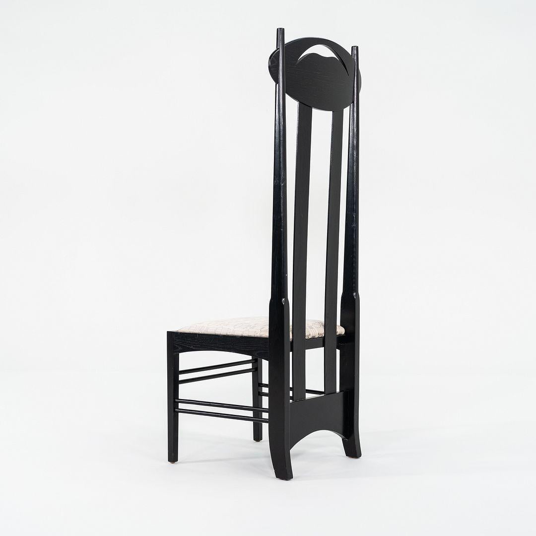 Fin du 20e siècle Paire de chaises Argyle Charles Rennie Mackintosh des années 1980 par Gordon International en vente