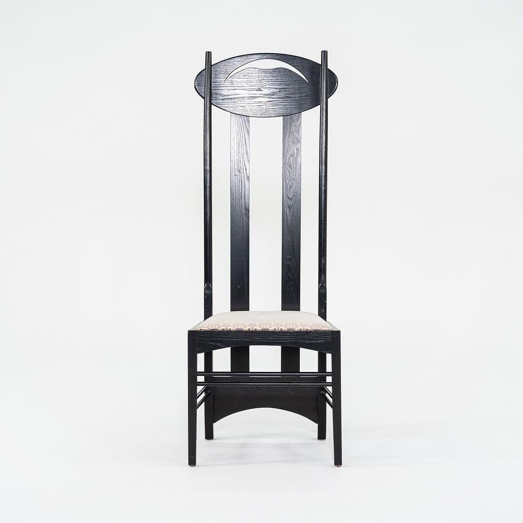 Tissu Paire de chaises Argyle Charles Rennie Mackintosh des années 1980 par Gordon International en vente