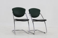 1980s Pair of Italian Chairs