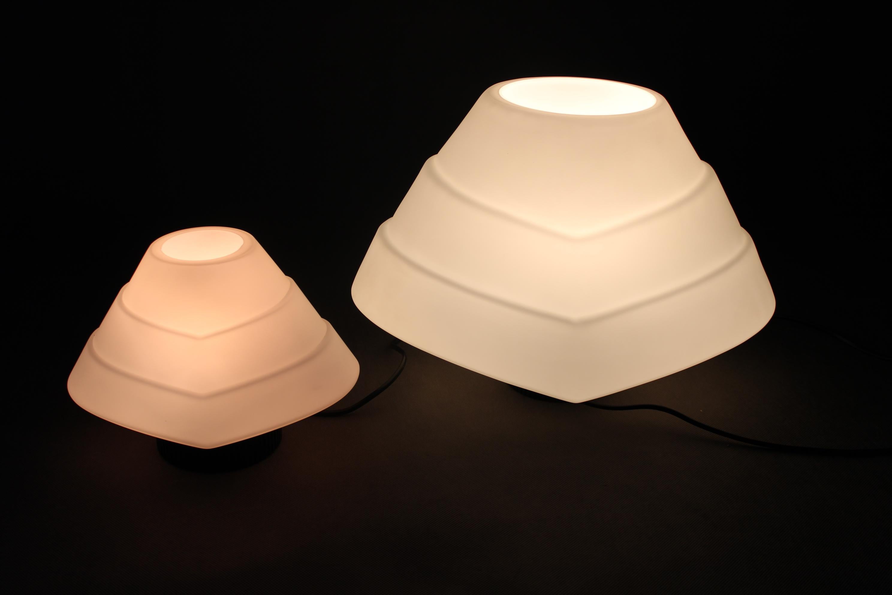 1980s Pair of Murano Table Lamps , Italy For Sale 6