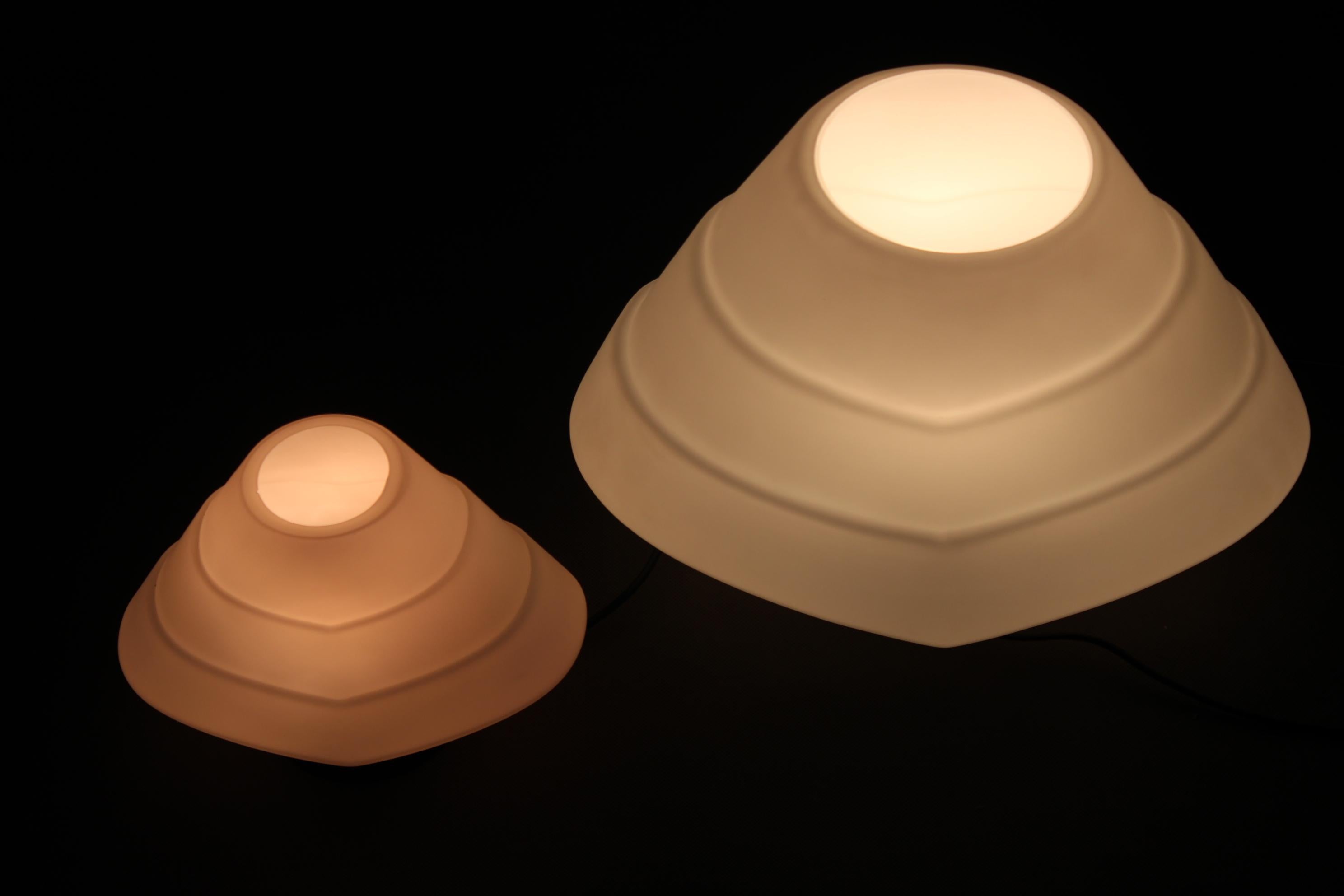 1980s Pair of Murano Table Lamps , Italy For Sale 7