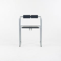 Paire de chaises postmodernes grises Mario Botta pour Alias Seconda des années 1980