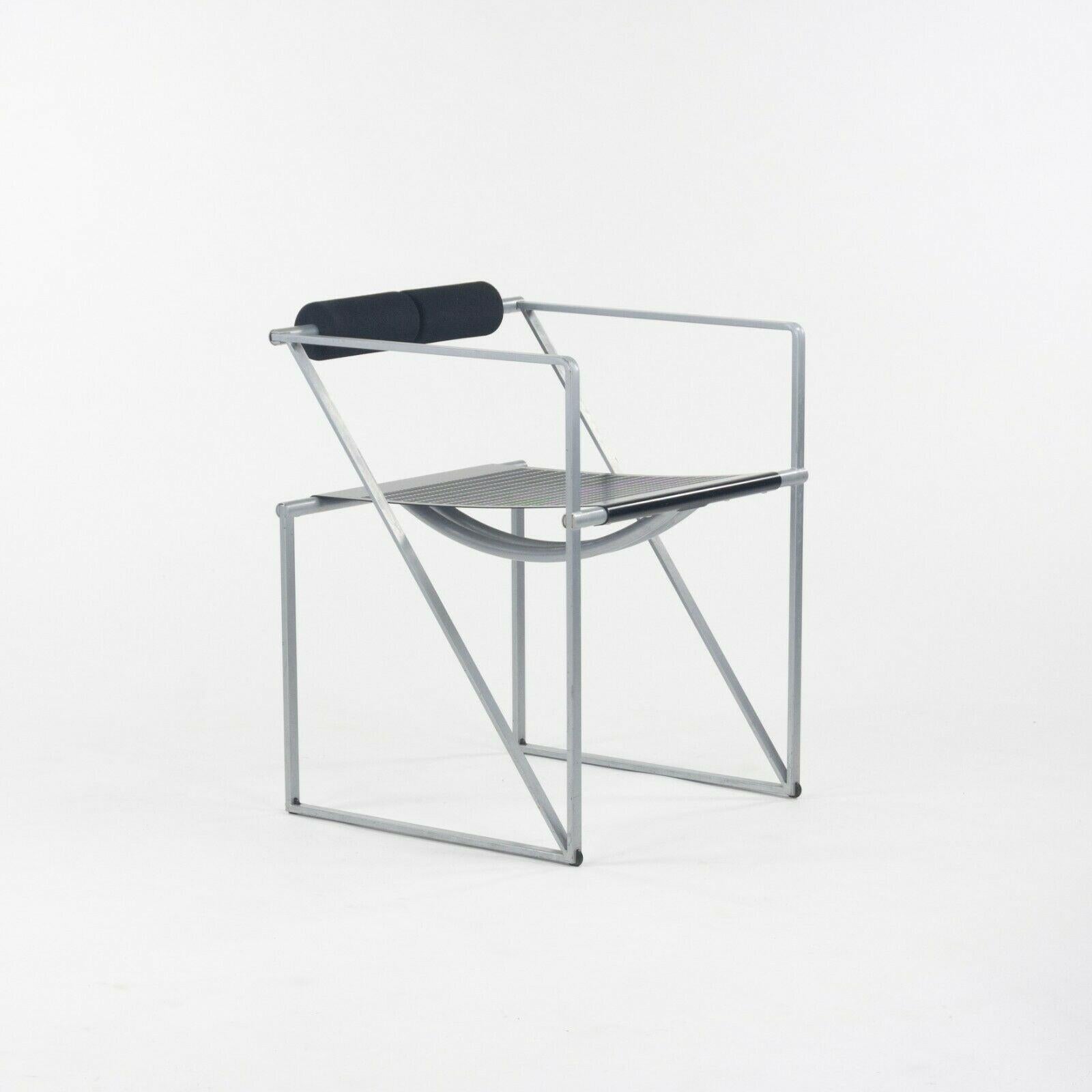Moderne Paire de chaises postmodernes grises Mario Botta pour Alias Seconda des années 1980 en vente
