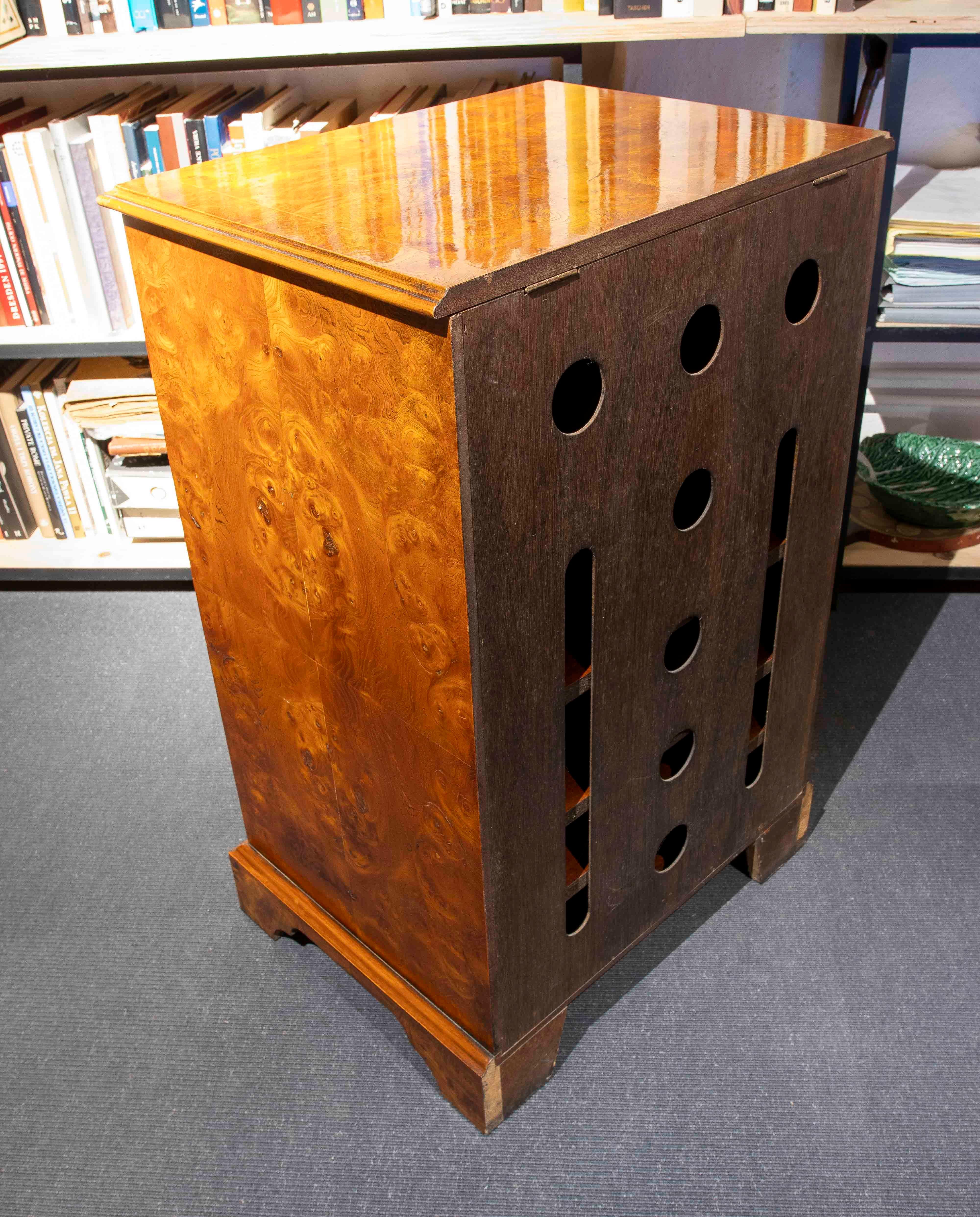 Coppia di mobili Secretaire degli anni '80 con mensole e libreria di design in vendita 2