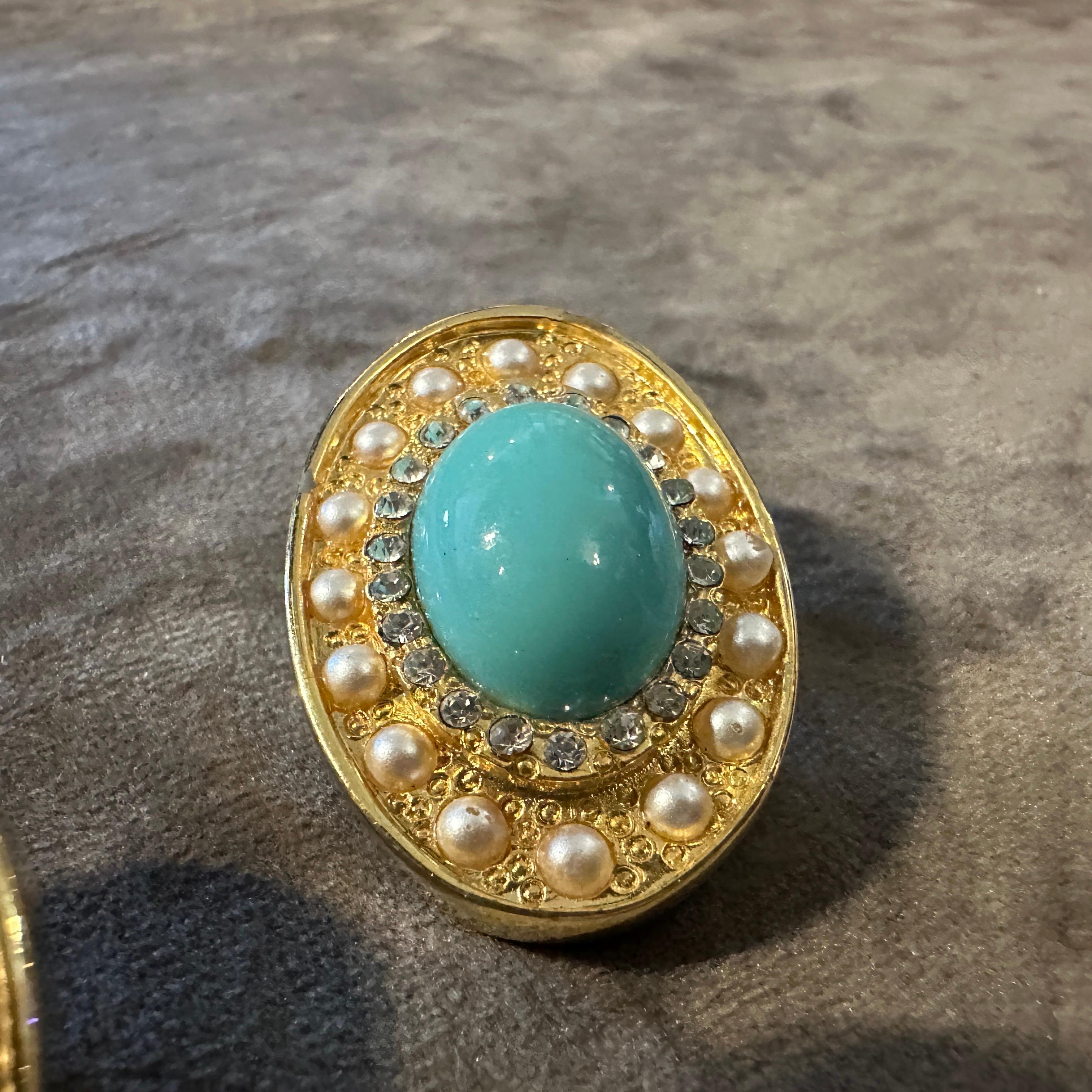Paire de superbes boucles d'oreilles à clip de Pierre Cardin, datant des années 1980 Pour femmes en vente