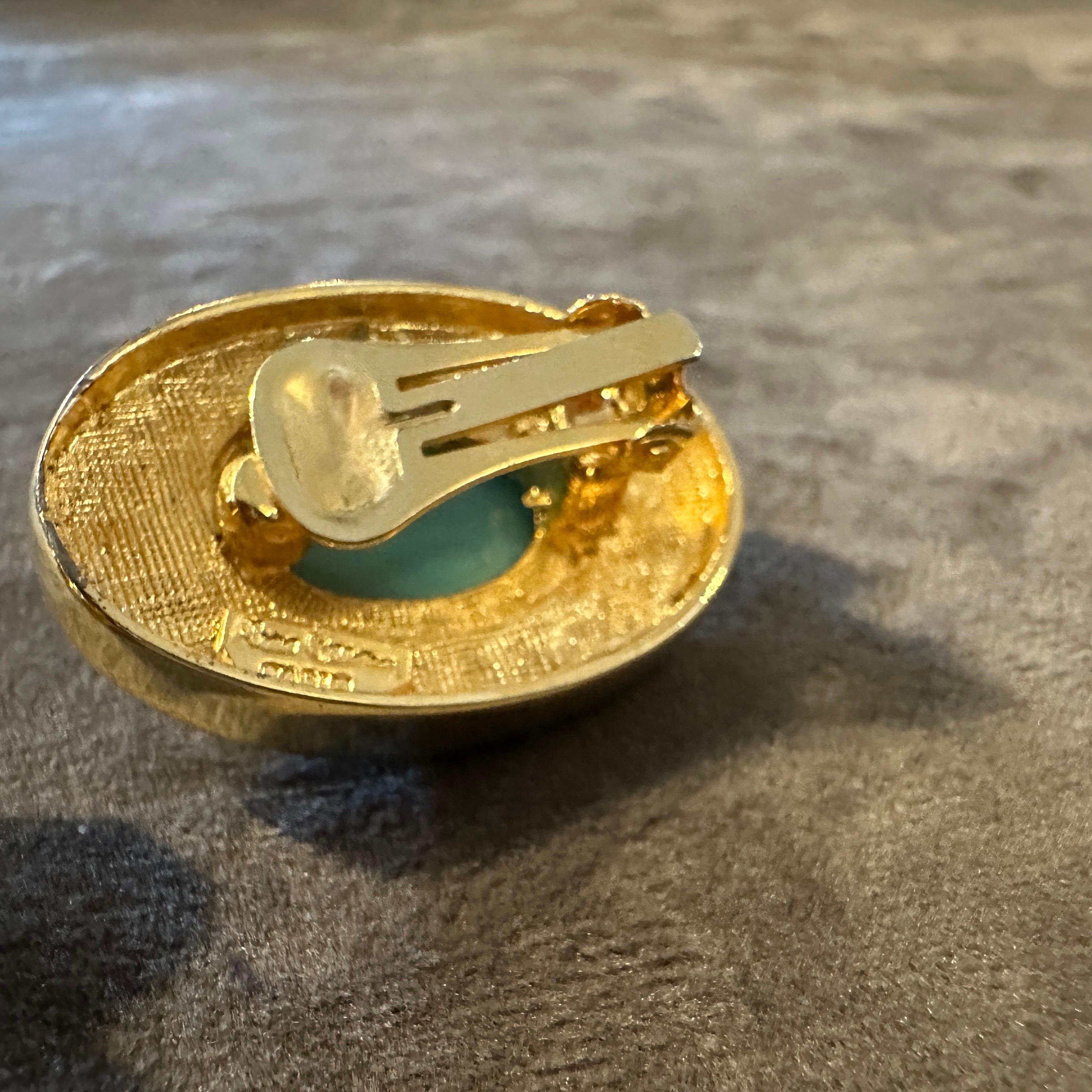 Paire de superbes boucles d'oreilles à clip de Pierre Cardin, datant des années 1980 en vente 4
