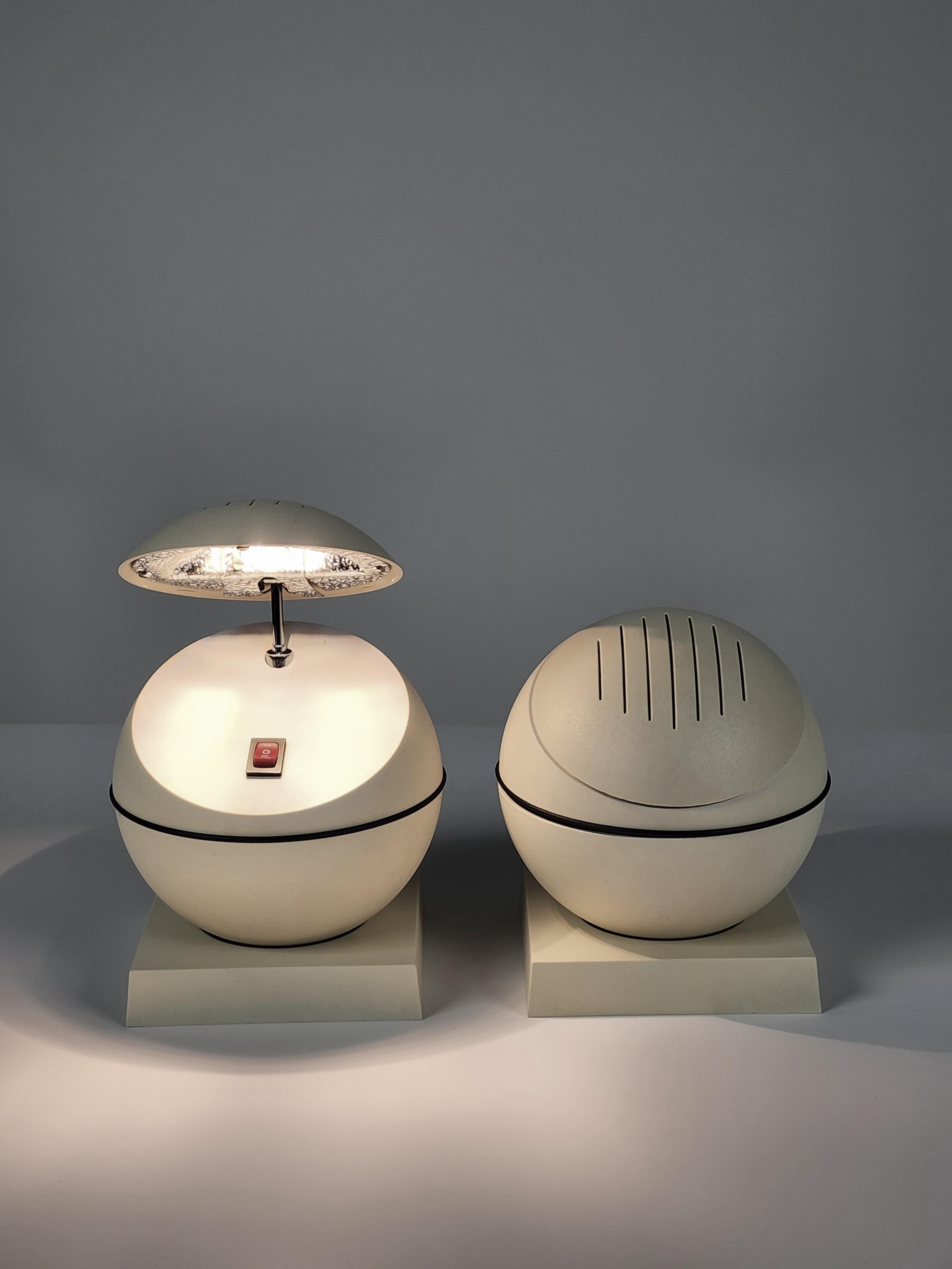 Paire de lampes de table halogènes télescopiques des années 1980, Italie en vente 6