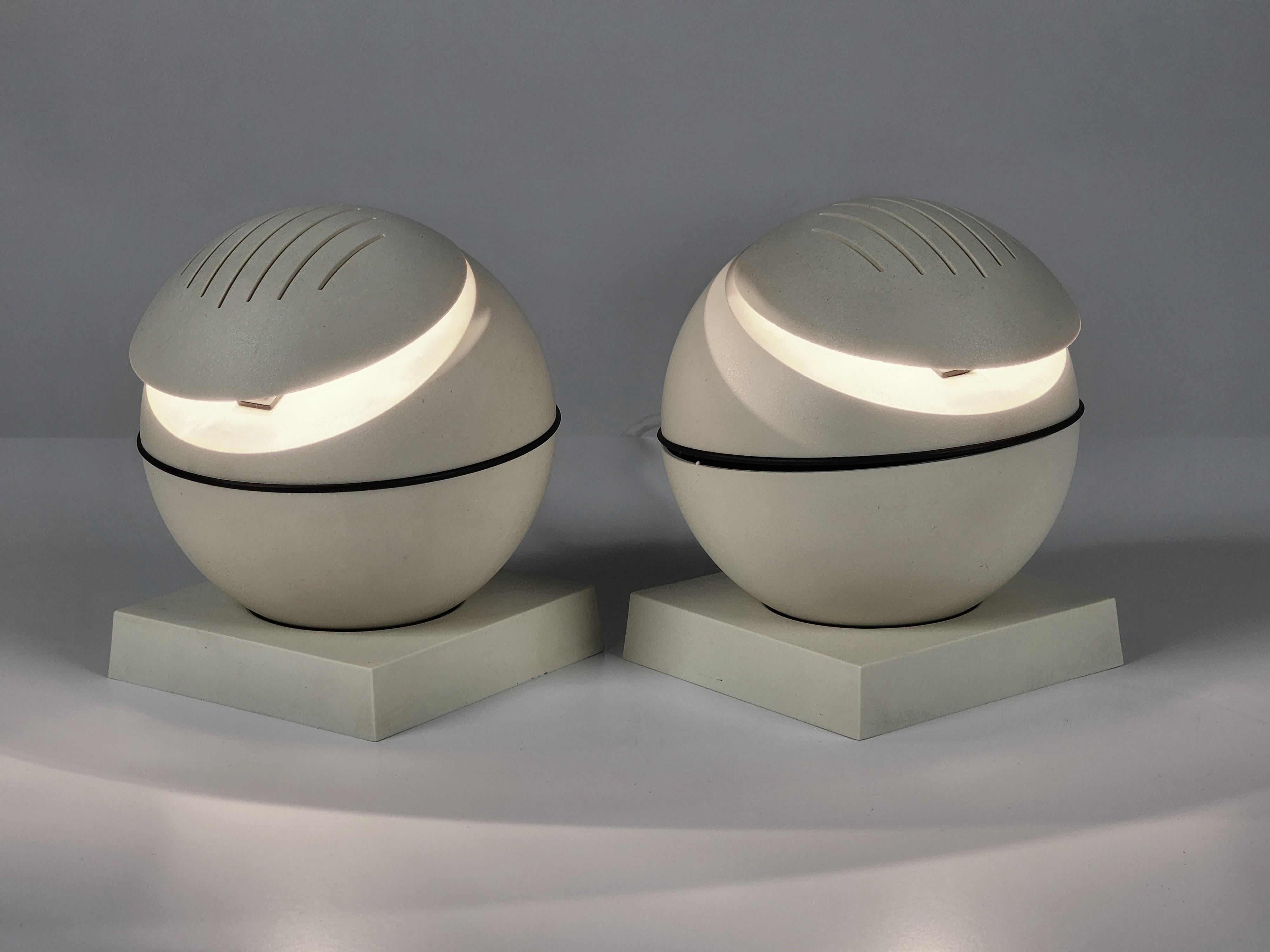 Paire de lampes de table halogènes télescopiques des années 1980, Italie en vente 7