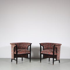 1980s Pair of unique armchairs by Selva, Italy