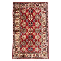 1980's Pakistani Shirvan Carpet with Modern Style