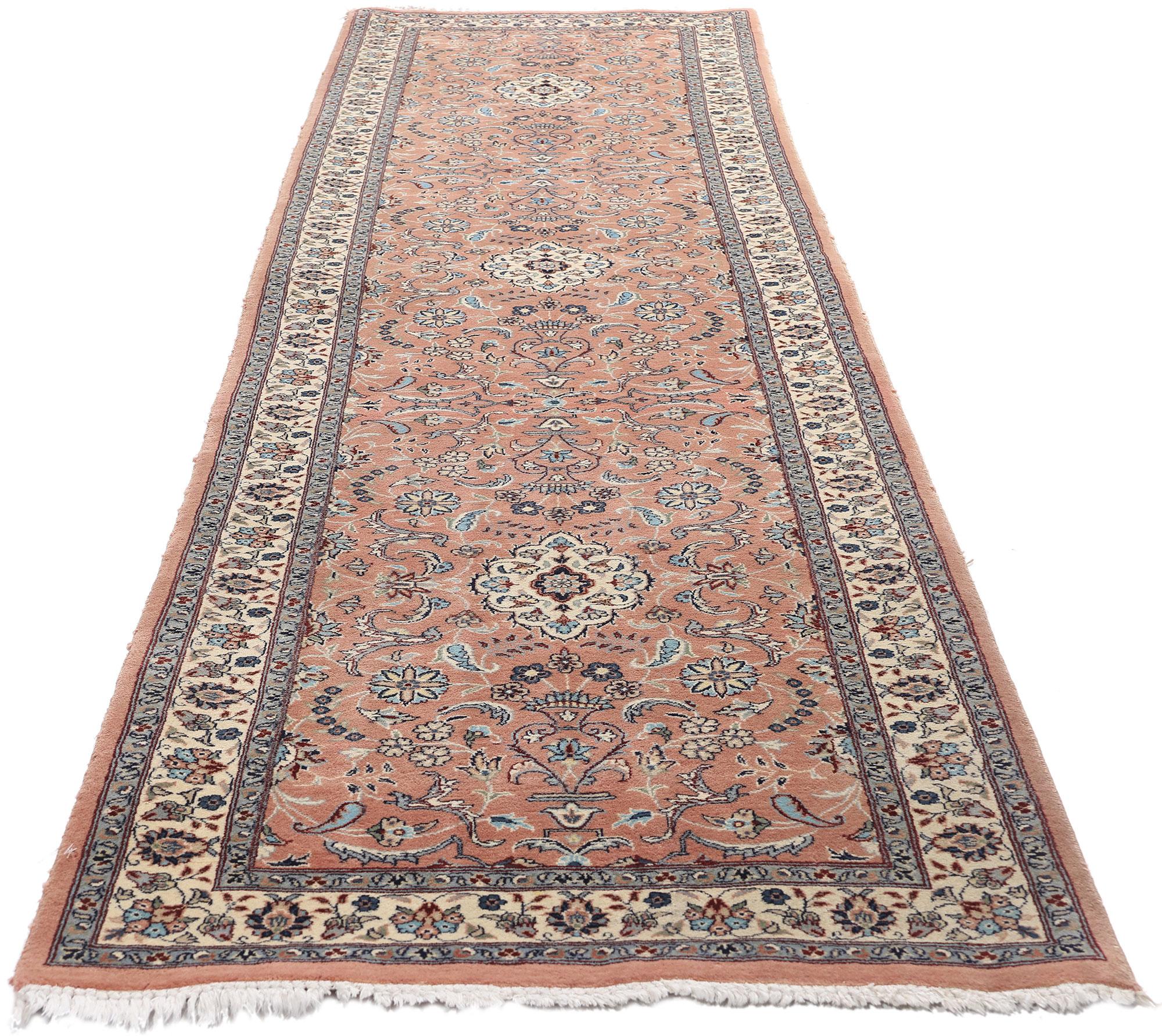Pakistano Tappeto Tabriz pakistano del 1980 con stile tradizionale in vendita