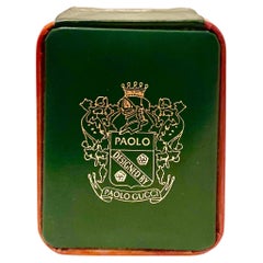 Vintage 1980s Paolo Gucci Leather Jewelry Box