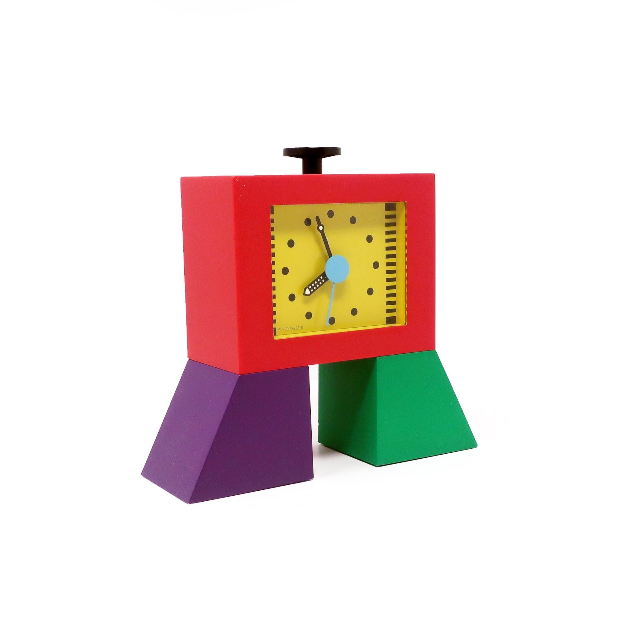 Postmoderne Horloge Paradise des années 1980 par Shohei Mihara pour Wakita en vente