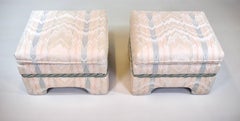 1980's Parsons Ottoman Benches After Milo Baughman