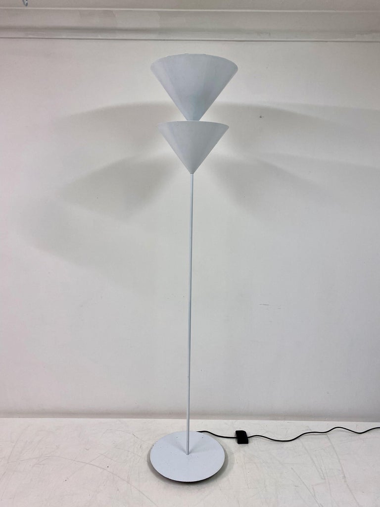 Minimalist 1980s Pascal Floor Lamp by Vico Magistretti for Oluce For Sale