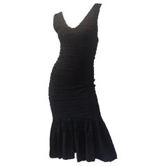 Abito da cocktail nero anni '80 di Patrick Kelly