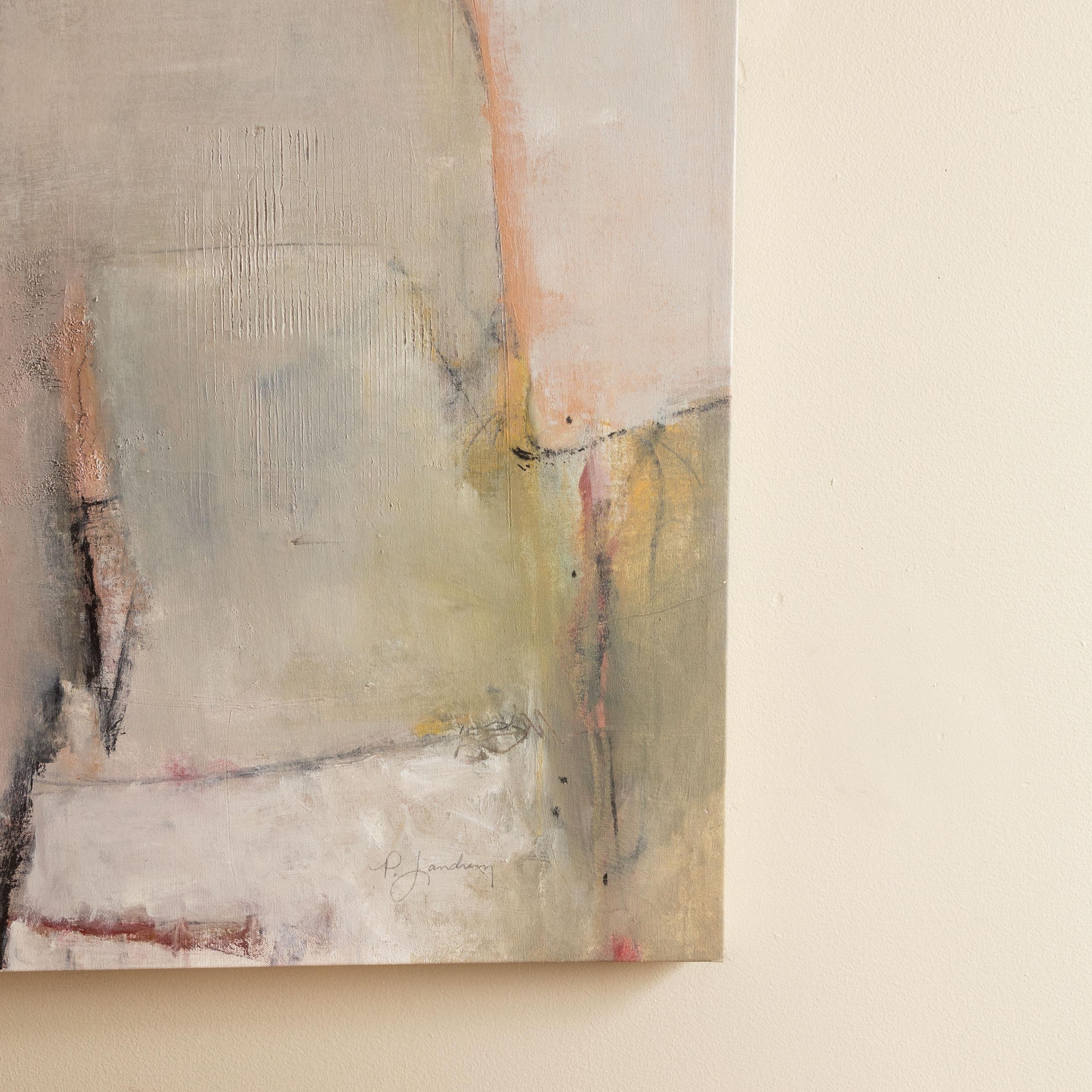 1980s Paula Landrem Painting In Good Condition In Chicago, IL