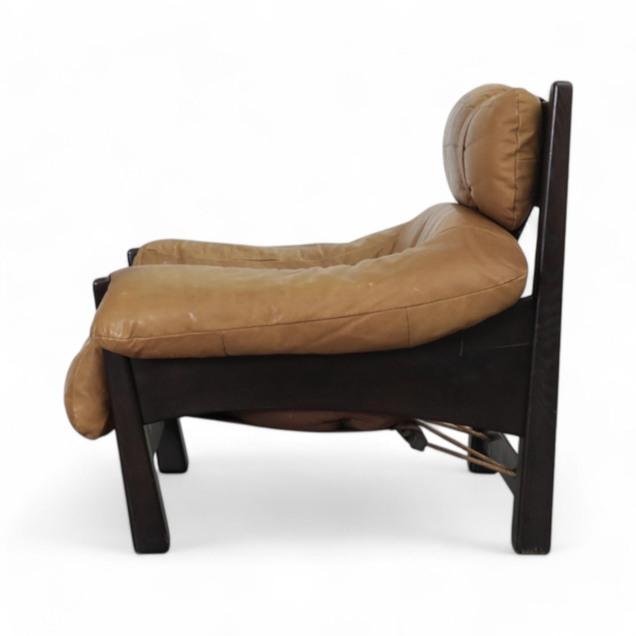 Mid-Century Modern 1980s Percival Lafer Style Lounge Chair by Gerard Van Den Berg for Montis