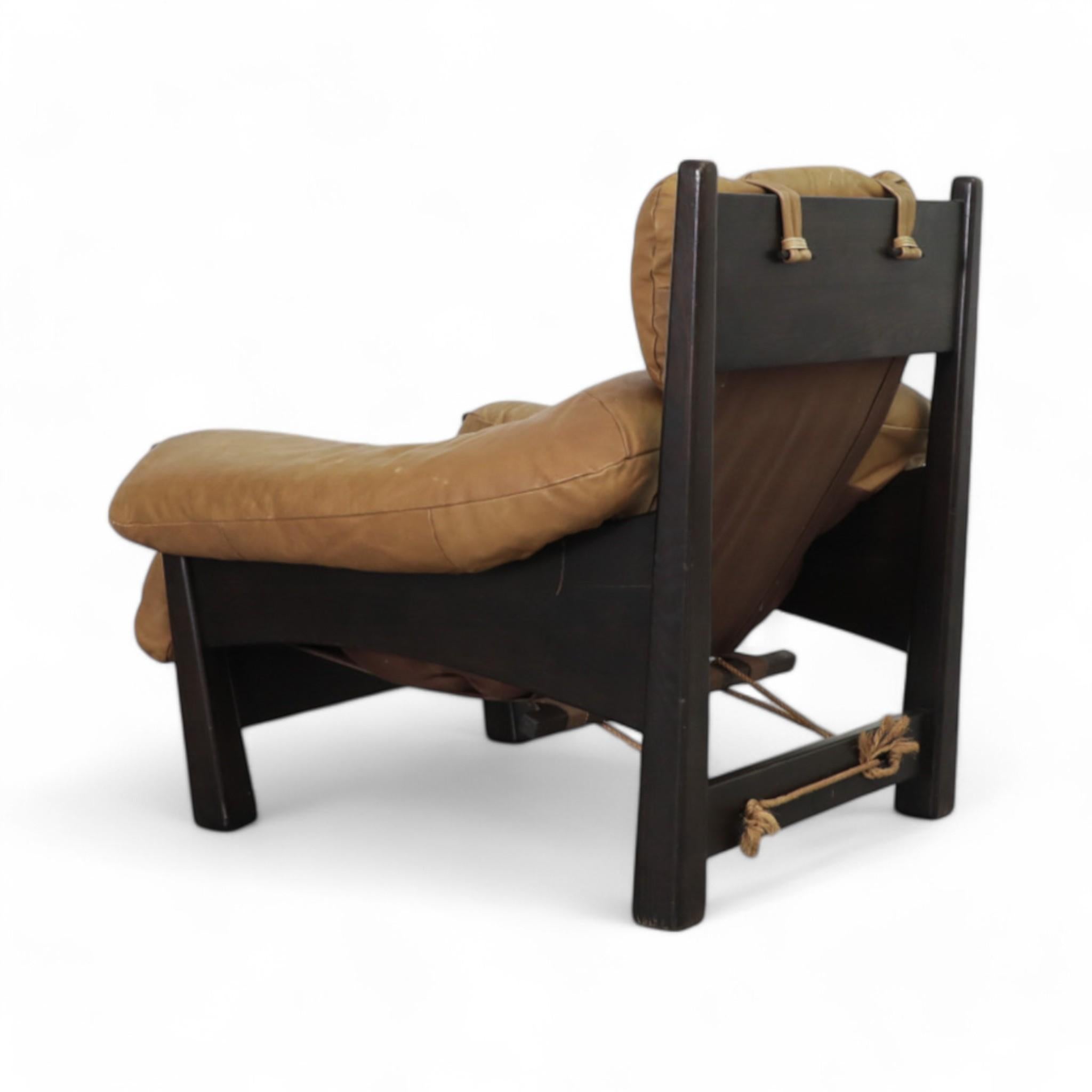 Dutch 1980s Percival Lafer Style Lounge Chair by Gerard Van Den Berg for Montis