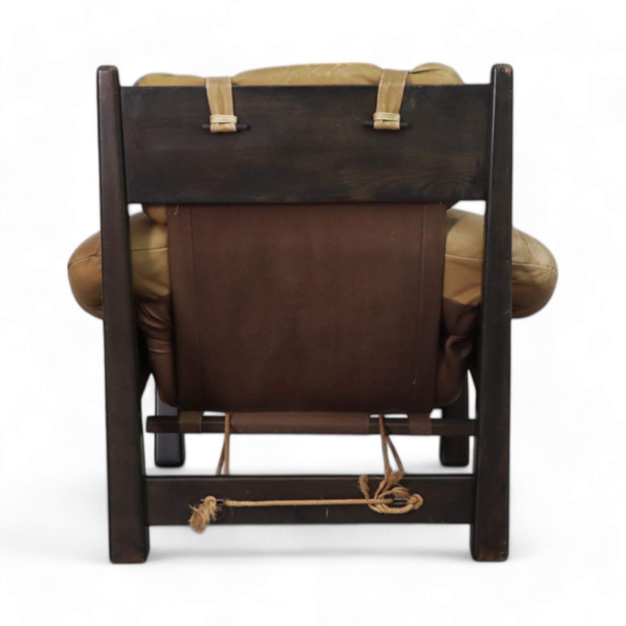 1980s Percival Lafer Style Lounge Chair by Gerard Van Den Berg for Montis In Good Condition In Los Angeles, CA
