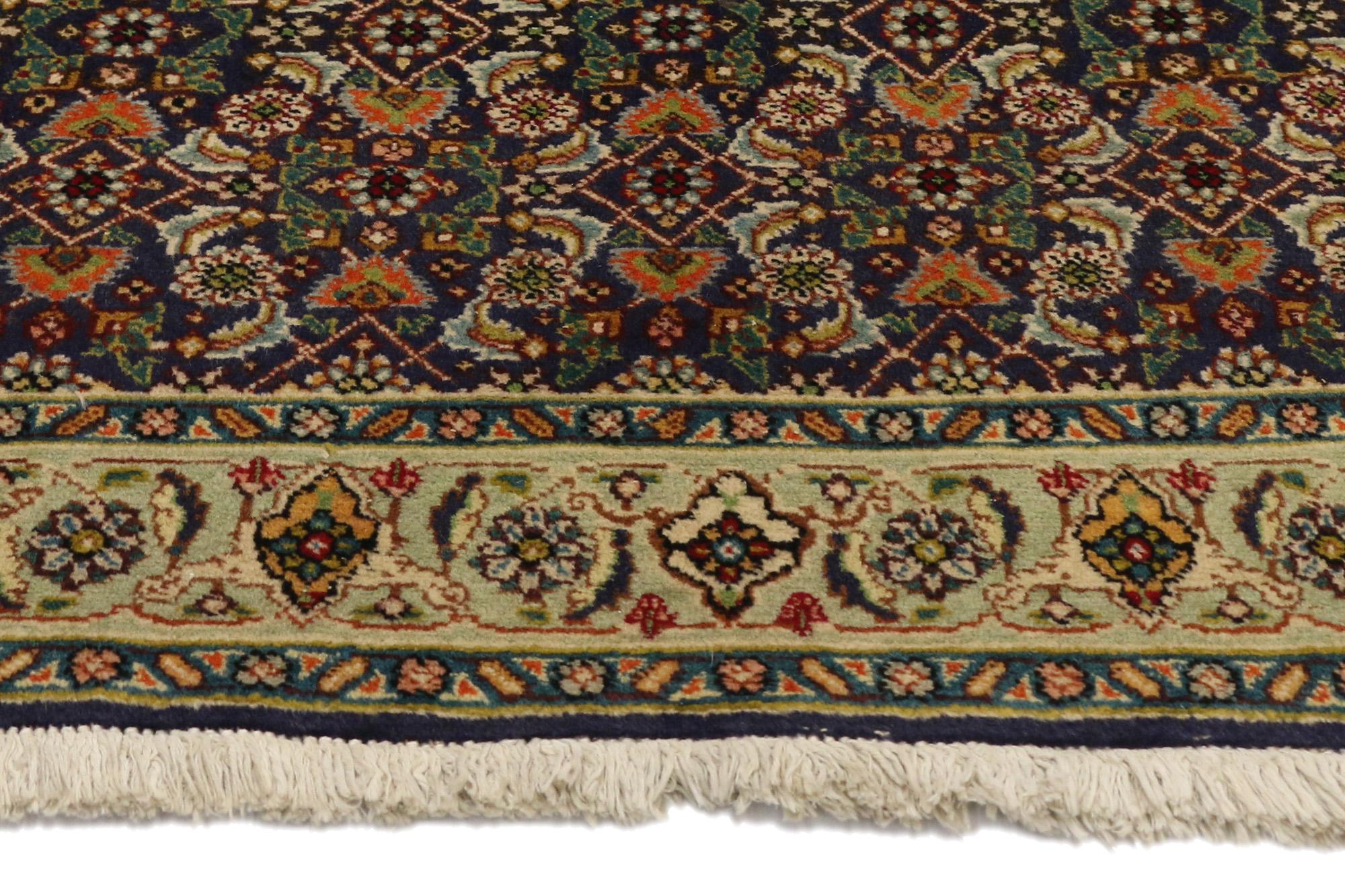 1980's Persian Tabriz Carpet with Modern Style For Sale 1