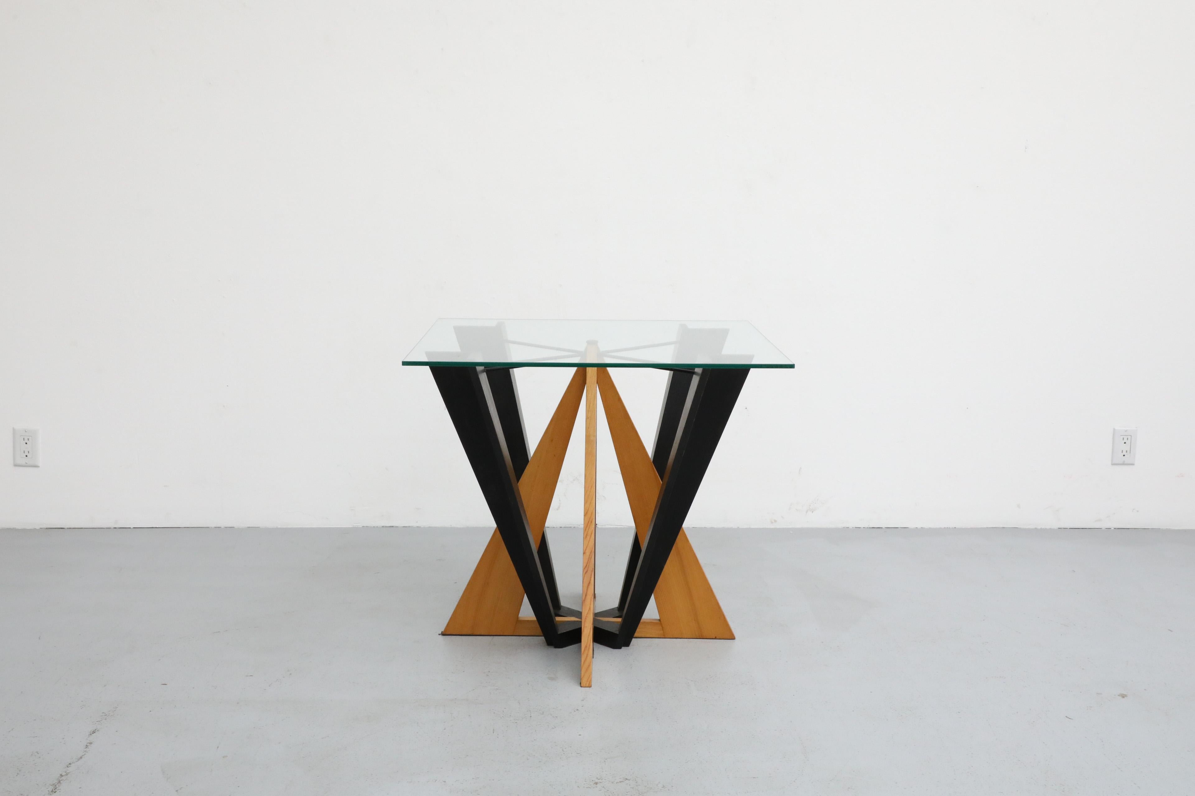 Dutch 1980's Peter Shire Inspired Memphis Style Dining or Center Table For Sale
