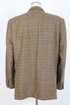 Pierre Cardin Harris Tweed Beige Wool Classic Jacket 1980s