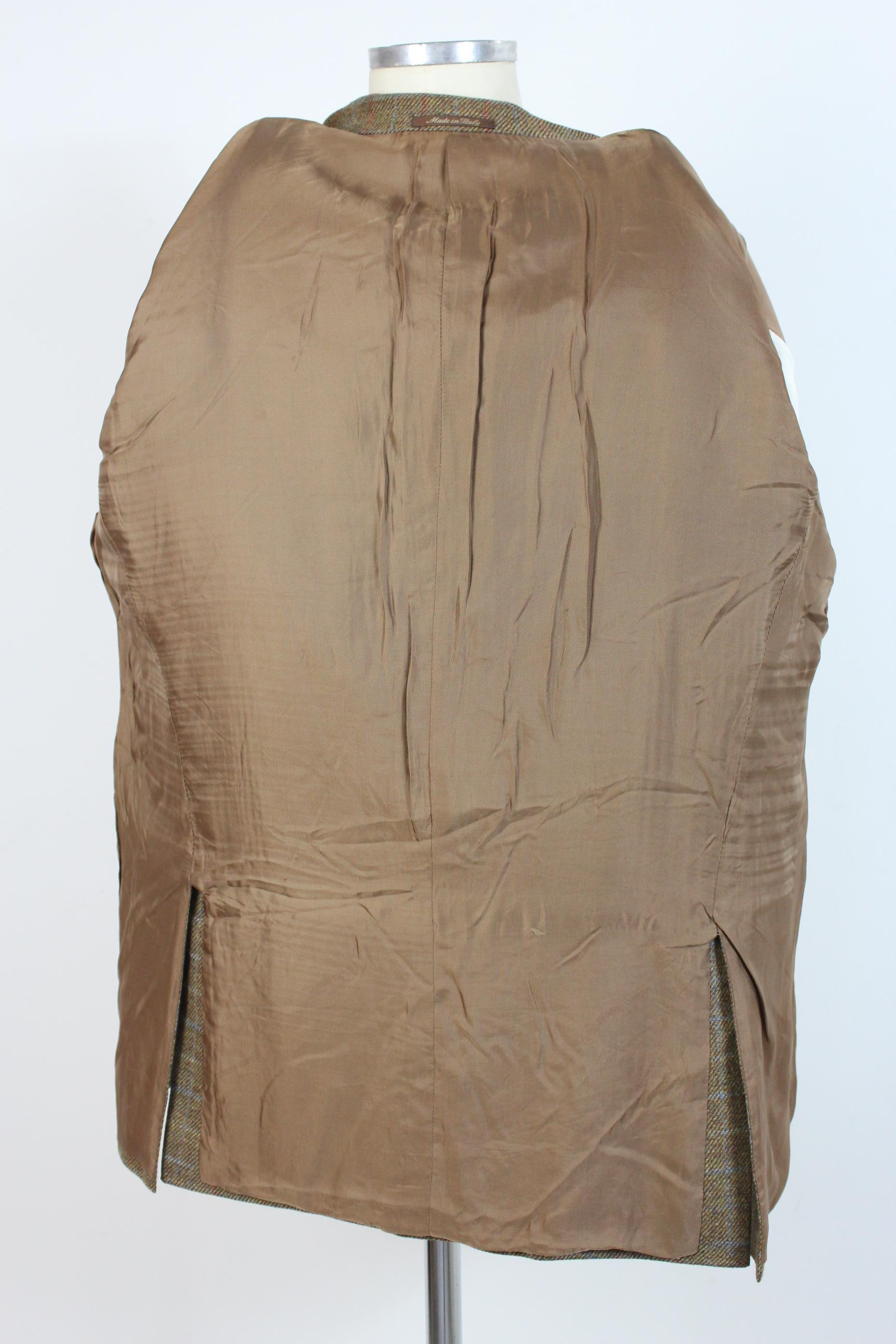 Pierre Cardin Harris Tweed Beige Wool Classic Jacket 1980s 1