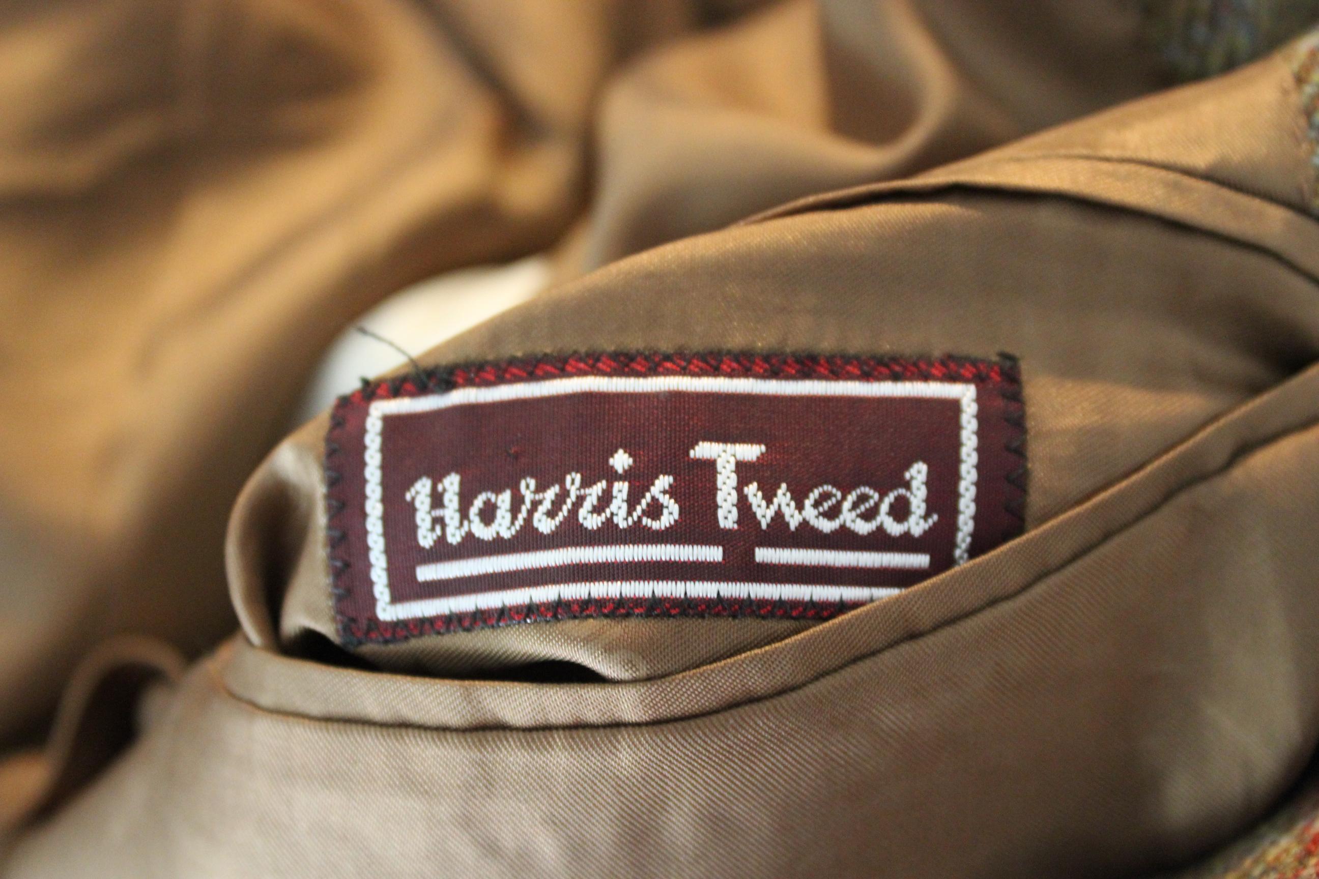 Pierre Cardin Harris Tweed Beige Wool Classic Jacket 1980s 3