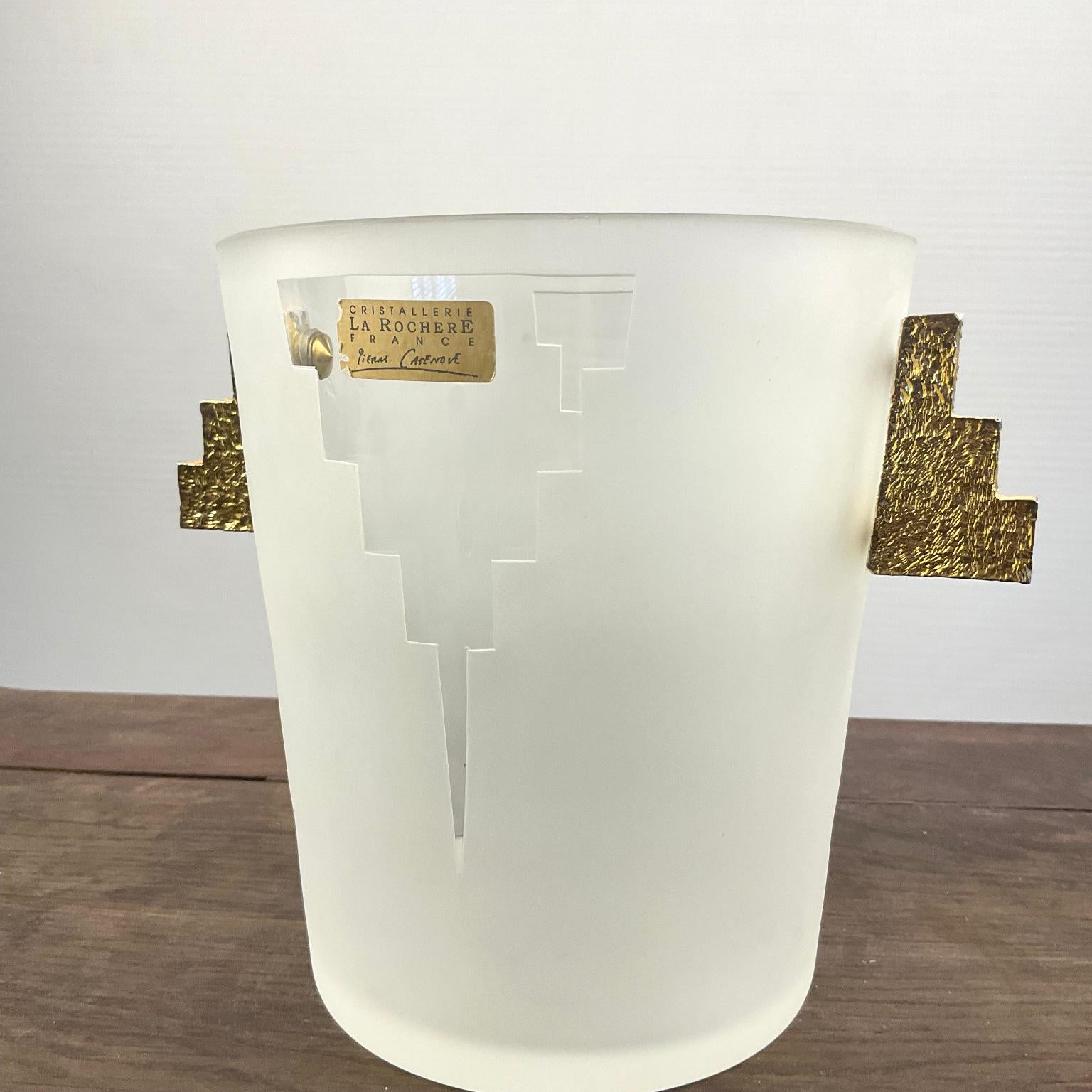 Late 20th Century 1980s Pierre Casenove Wine Cooler or Champagne Bucket for La Rochere France For Sale