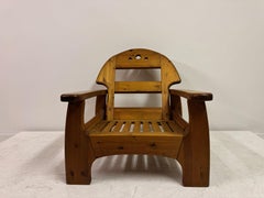 1980s Pine Armchair by Wasa Möbel
