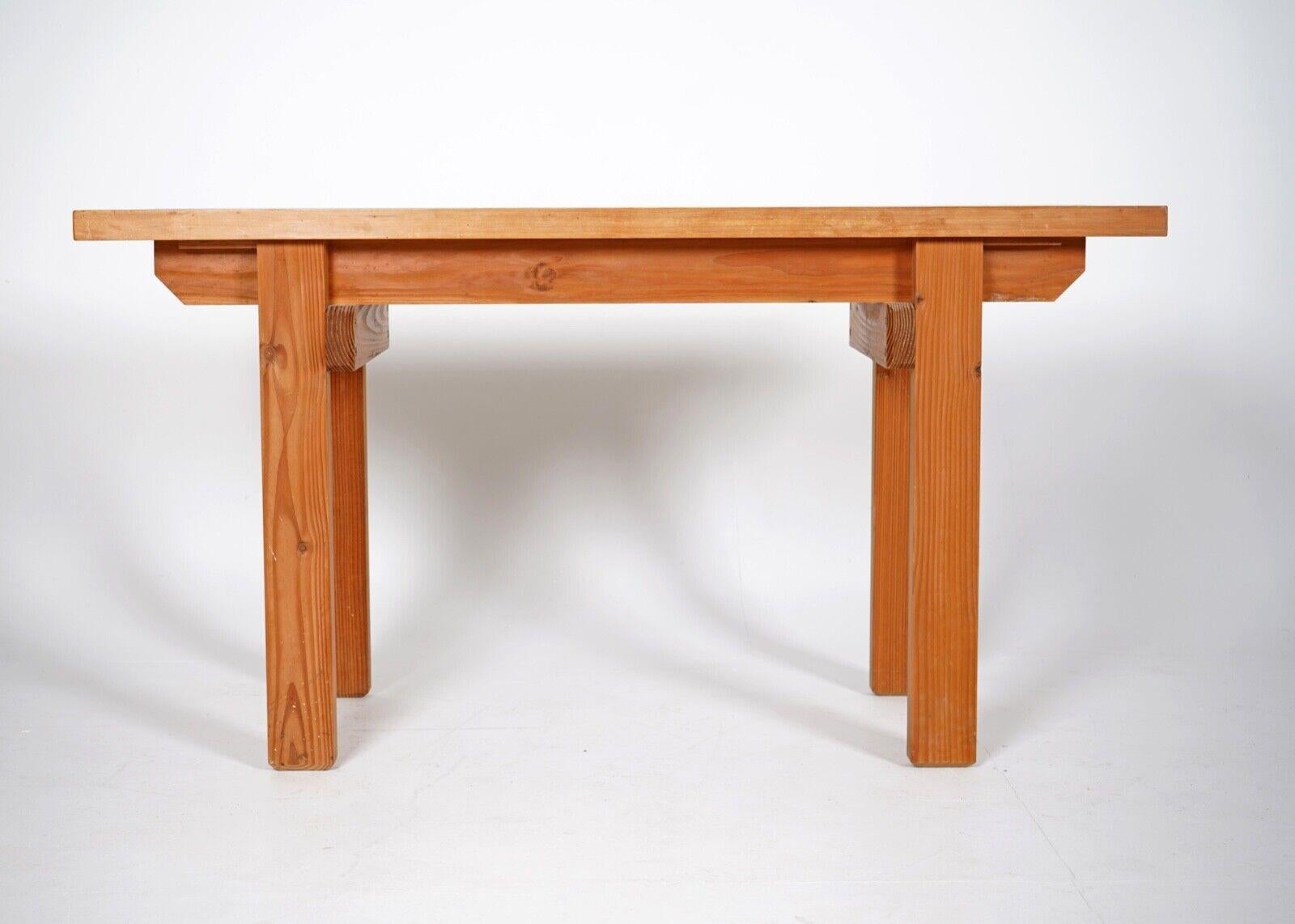 1980s Pine Console  Hallway Table 5